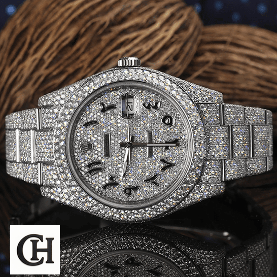 Rolex Datejust 126300 Rolex Datejust Arabic Numerial 116300 Iced Out