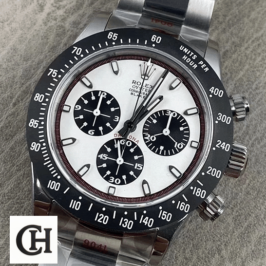 Rolex Cosmograph Daytona 16518 "Blaken" Top rolex daytona tiltedright Rolex Blaken Daytona Cosmograph stick makers black bezel white dial