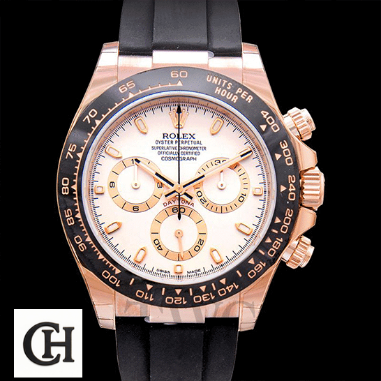Rolex Cosmograph Daytona 116515LN "Ivory Dial" Next Level Rolex Cosmograph Daytona 116515LN-0014 Everose Case White Dial