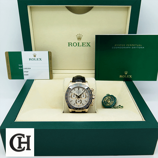 Rolex Cosmograph Daytona 116515LN-0003 in the Rolex Box & Guarantee Card