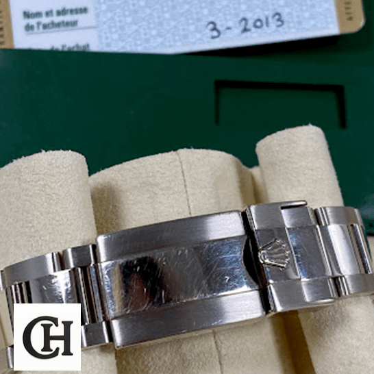 Rolex Cosmograph Daytona 116599RBOW Rolex Daytona Stainless Steel Fold Clasp on the Rolex Logo 116599RBOW