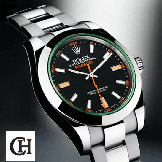 Rolex Milgauss M116400GV Green Crystal Stainless Steel Oyster