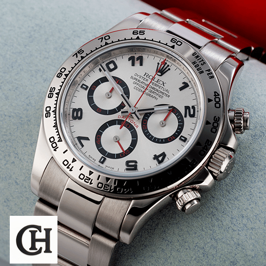 Rolex Cosmograph Daytona 116509 Rolex Daytona 116509 White Dial and button & crown pusher