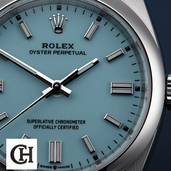 Rolex Perpetual 126000 Turquoise Dial White Stick İndices