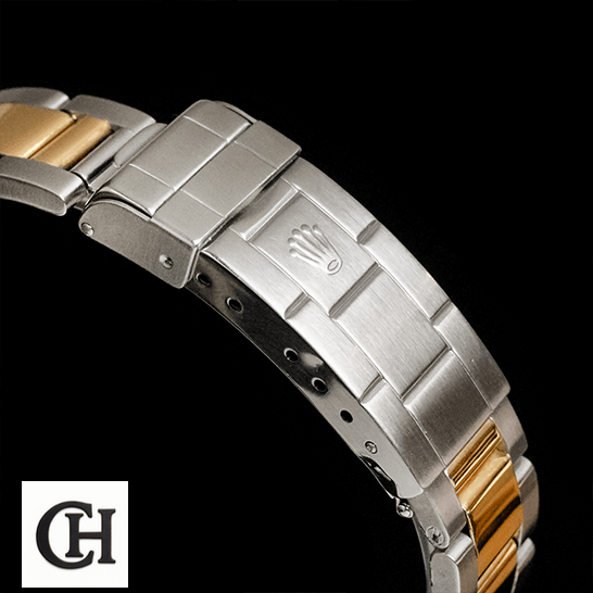 Rolex Submariner Date 126613LN "Two-Tone Black Dial" Deluxe Quality Rolex Two Tone 16803 Oyster Dial rolex logo on the buckle