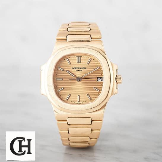 Patek Philippe Nautilus 3700 "Vintage" Handcrafted Patek Philippe Nautillus Vintage Gold Yellow Gold Dial