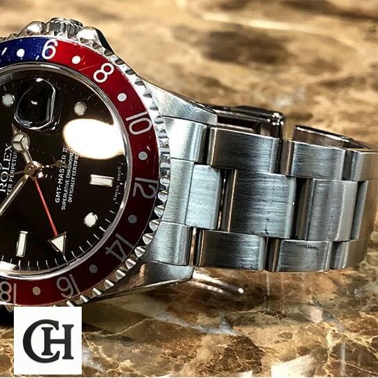 Rolex GMT-Master II 16710 Rolex Submariner GMT-Master II 16710 Two Tone Bezel Stainless Steel Oyster Bracelet