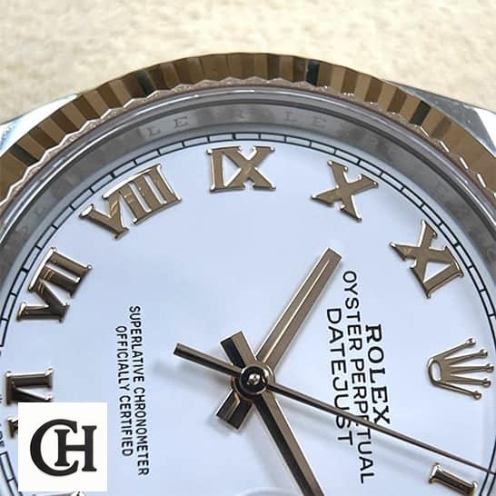 Rolex Datejust 126300 "White Roman Dial" Authentic rolex model 126231 Rolex Datejust 36 White Roman