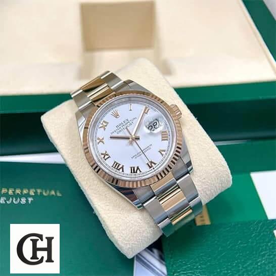 Rolex Datejust 126300 "White Roman Dial" Authentic rolex model 126231 replica4 Rolex Datejust 36 White Roman Numerial Oyster