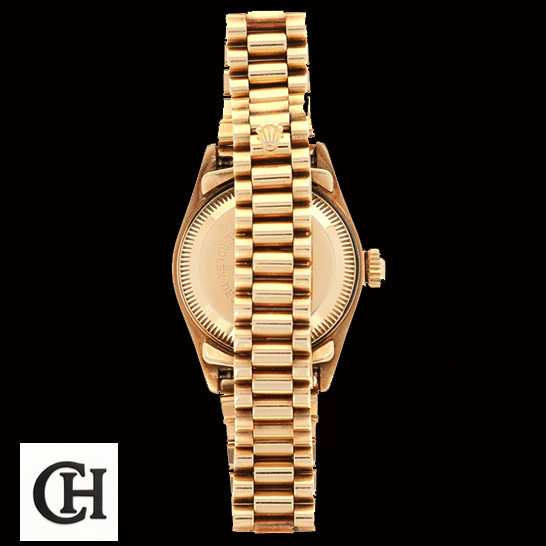 Rolex Datejust 69178 Rolex Datejust 69178 Yellow Gold Oyster Bracelet Clasp on the Rolex logo