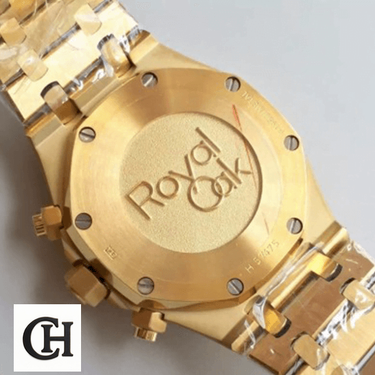 Audemars Piguet Royal Oak Chronograph 26320ST.OO.1220ST.01 Audemars Piguet Royal Oak Gold Case white background