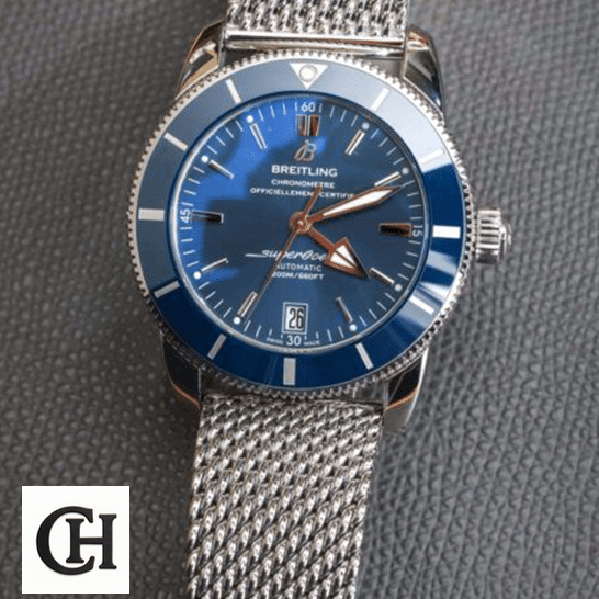 Breitling Superocean Heritage II B20 AB201016 Breitling Heritage AB2010161C1CA1A Blue Dial front view