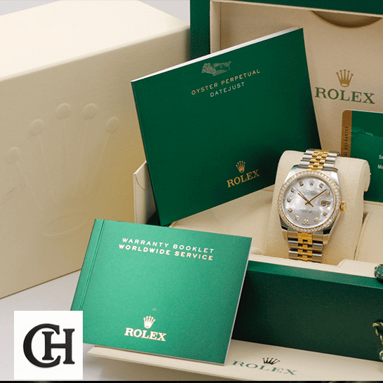 Rolex Datejust 116243 Rolex 116243 Datejust Mother Of Pear Diamond Dial in the rolex box