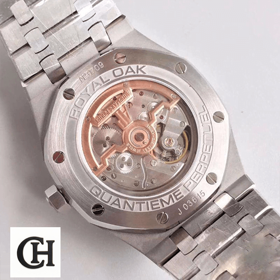 AP Royal Oak Offshore 26574ST.OO.1220ST.01 Audemars Piguet Royal Oak Quantıeme Steel Case upside view