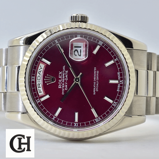 Rolex Day-Date 36 White Gold 118239-0304