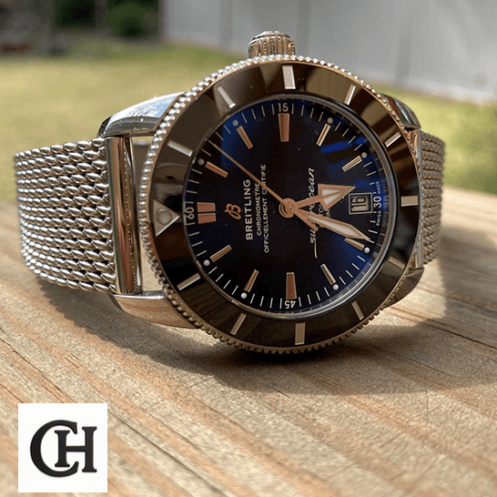 Breitling Superocean Heritage II B20 AB2020121B1A1 "Black Dial" Supreme breitling superocean heritage AB2010121B1A1 black Breitling Superocean Heritage AB210121B1A1 Blue Dial on the table