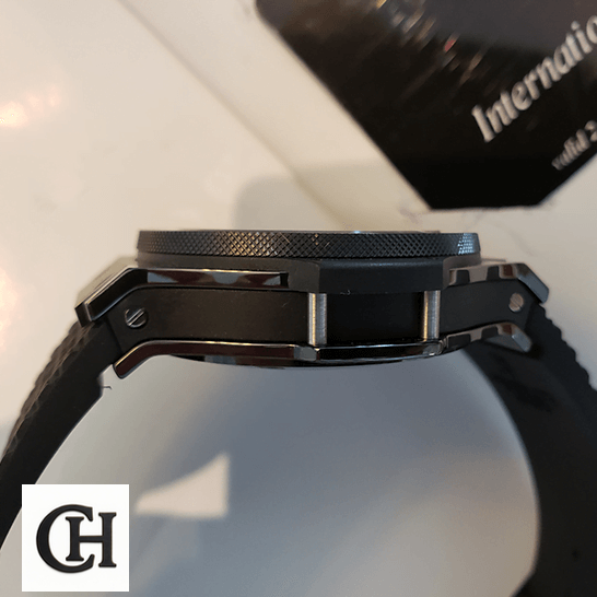 Hublot Big Bang 301.CX.130.RX "Black Magic" Top Tier hublot big bang 301.cx.130.rx leftside 1 Hublot Big Bang Black Steel 301.cx_.130.rx side view