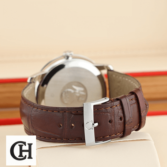Omega De Ville Prestige 434.13.41.21.03.001 "Blue Dial" Supreme omega de ville prestige 424 13 40 20 02 002 back two Omega De Ville Prestige 424_13_40_20_02_002 Leather upside view