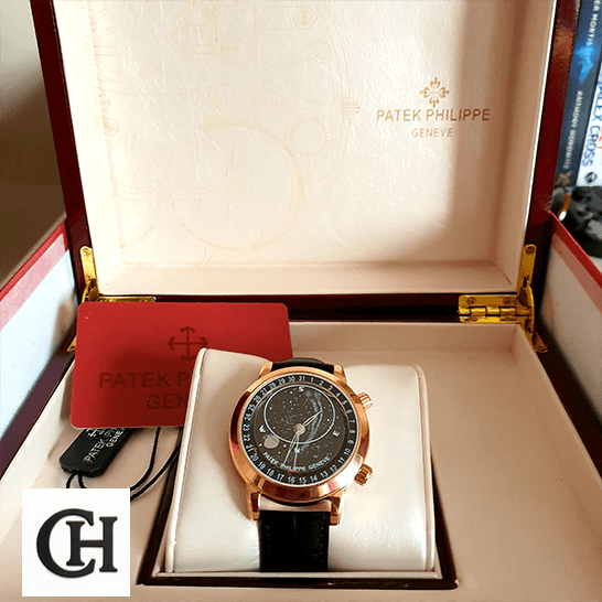 Patek Philippe Grand Complications 6102R-001 Patek Philippe Celestial Rose Gold Black Dial in the box