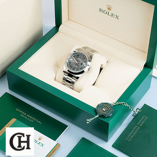 Rolex Datejust Wimbledon 126300-0013 in the Rolex Box
