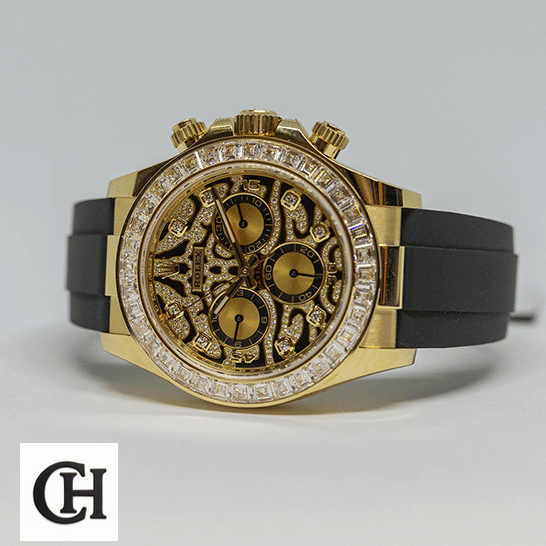 Rolex Cosmograph Daytona 116588TBR Rolex Daytona 116508-0004 Black Gem-Set Dial