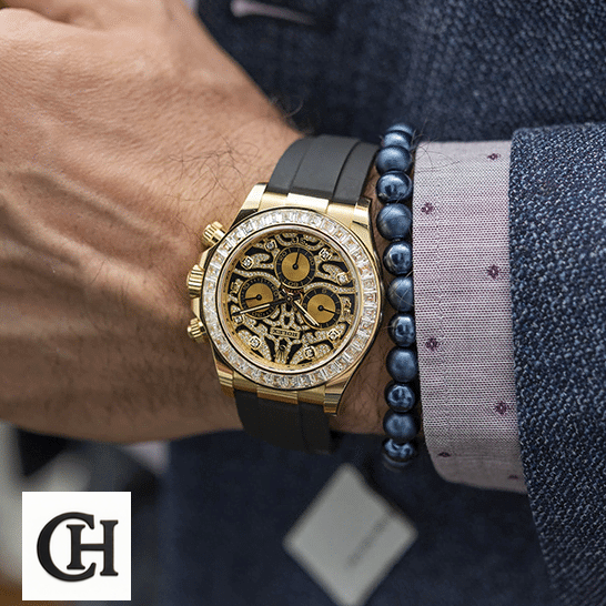 Rolex Cosmograph Daytona 116588TBR rolex_daytona_eye_of_the_tiger_116588TBR_hand
