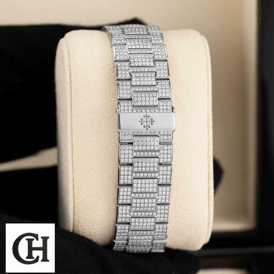 Patek Philippe Nautilus 5719/10G-010 "Diamond" 1patek 5719 diamond Patek Philippe Nautilus 5719/10G-010 "Diamond" 1patek 5719 diamond