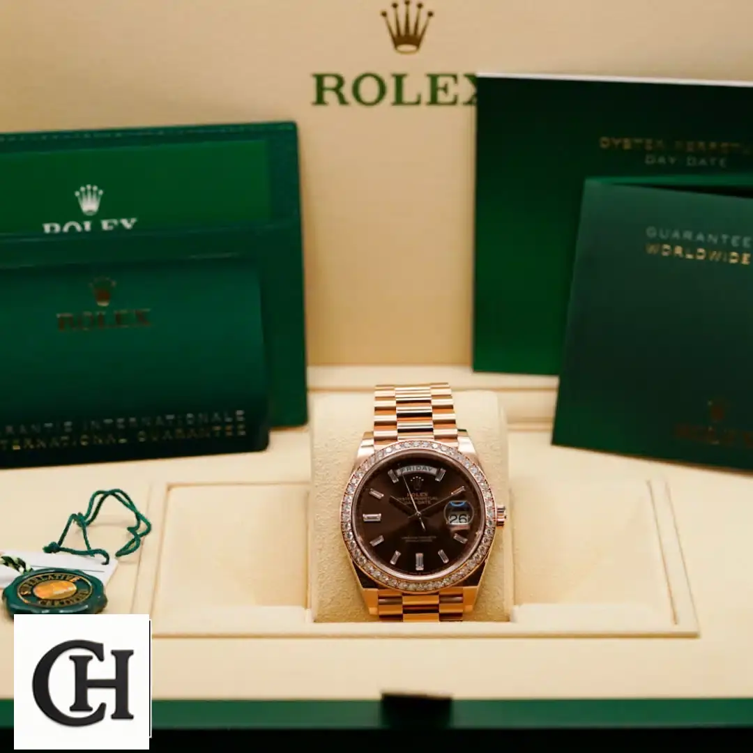 Rolex Day-Date 40 228345RBR ın the Rolex Box & Guarantee Card