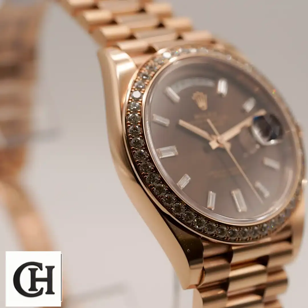Rolex Day-Date 40 Gem-Set Bezel 228345RBR