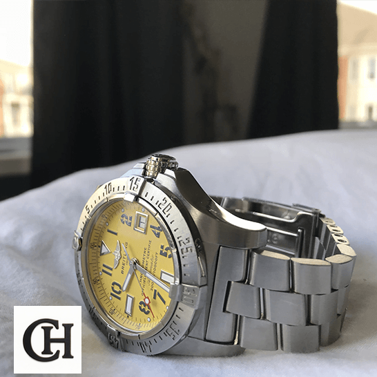Breitling Avenger II Seawolf A17331 "Yellow Dial" Perfect Edition breitling aeromarine avenger seawolf man breitling_aeromarine_avenger_seawolf_man