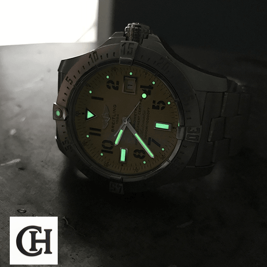 Breitling Avenger II Seawolf A17331 "Yellow Dial" Perfect Edition breitling aeromarine avenger seawolf man lume breitling_aeromarine_avenger_seawolf_man_lume