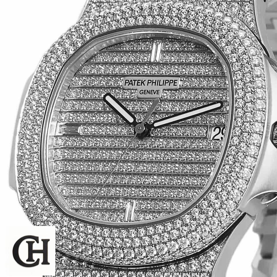 Patek Philippe Nautilus 5719/10G-010 "Diamond" patek 5719 diamond replica2 patek-5719-diamond-replica2