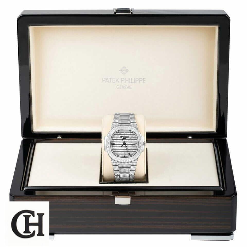 Patek Philippe Nautilus 5719/10G-010 "Diamond" patek 5719 diamond replica5 patek-5719-diamond-replica5