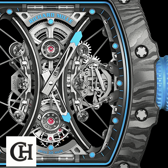 Richard Mille Tourbillion Pablo Mac Donough blue