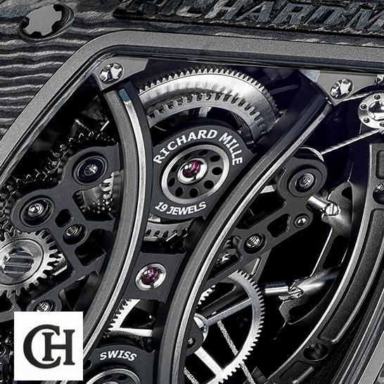 Richard Mille Tourbillion Pablo Mac 19 Jewels mechanism view