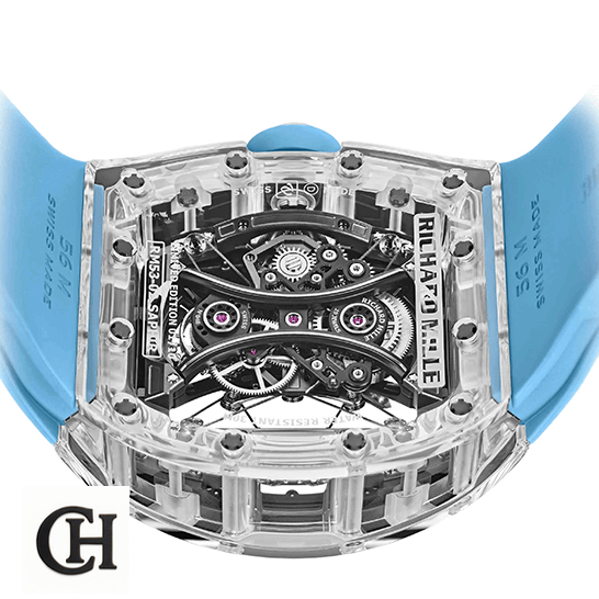 Richard Mille RM 053-02 Richard Mille Tourbillion 53-02 Sapphire upside view