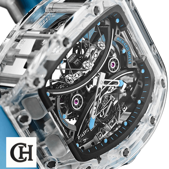 Richard Mille RM 053-02 Richard Mille Tourbillion RM53-02 Black Dial close view