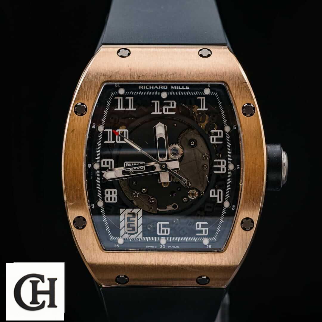 Richard Mille RM 005 Richard Mille RM055 Bubba Watson Black Dial black background
