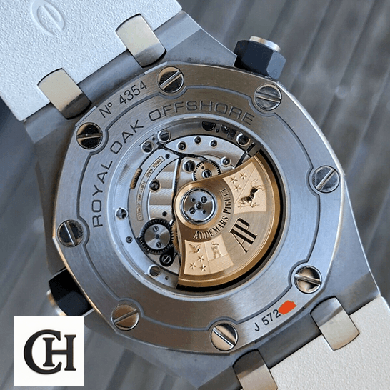Audemars Piguet Royal Oak Offshore 26170ST.OO.D101CR.01 "White Dial" Superior audemars piguet royal oak offshore diver 15710ST.OO back Audemars Piguet Royal Oak Offshore Stainless Steel Case