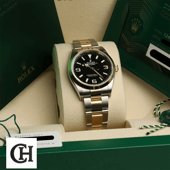 Rolex Explorer 124273 "Black Dial" Rolex 2021 Explorer 124273 Oyster Bracelet in the Rolex Box & Guarantee Card