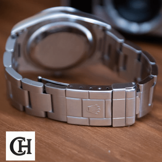 Rolex Explorer 124270 Rolex Explorer 124270 Oyster Bracelet Fold Clasp on the Rolex logo