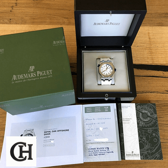 Audemars Piguet Royal Oak Offshore 26170ST.OO.D101CR.01 "White Dial" Superior Audemars Piguet Royal Oak White Rubber int the box & warranty card