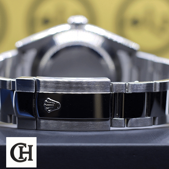 Rolex Milgauss 116400 "Black Dial" Supreme Rolex Milgauss 116400 Stainless Steel Oyster Bracelet Fold Clasp on the Rolex Logo