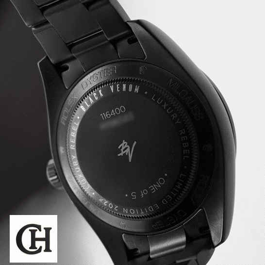 Rolex Milgauss 116400GV "Sapphire Bezel" First-Class Rolex Milgauss Black Venom 116400 Black Case