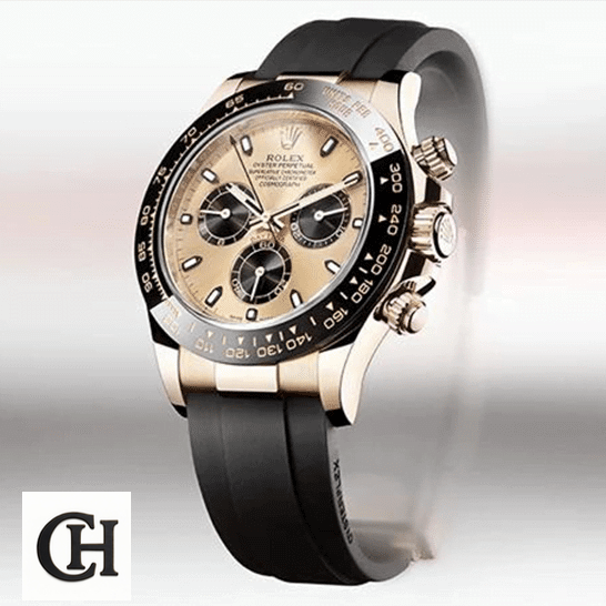 Rolex Daytona Cosmograph 116508 Rolex Daytona 116518LN Yellow Gold Case Button & Crown Pusher