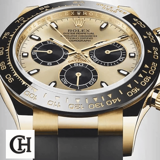 Rolex Daytona Cosmograph 116508 Rolex Daytona 116518LN Black Bezel Yellow Gold Case