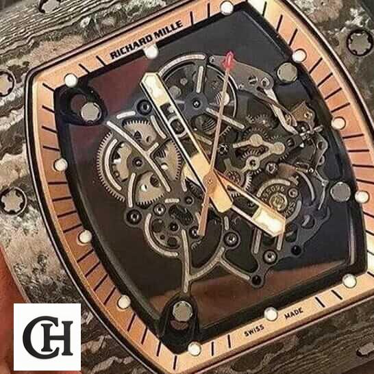 Richard Mille RM 055 Richard Mille Skeleton Brown front view