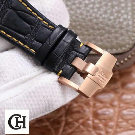 Audemars Piguet Royal Oak Offshore 26401RO.OO.A002CA.01 "Rose Gold" Ultra Realistic ap leather strap gold bracelet ap-leather-strap-gold-bracelet