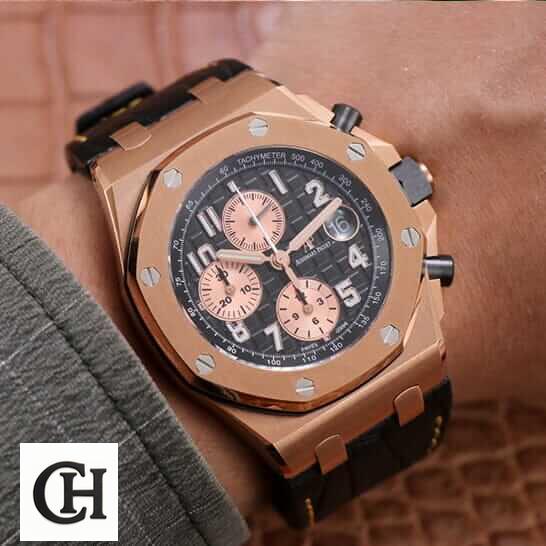 Audemars Piguet Royal Oak Offshore 26401RO.OO.A002CA.01 "Rose Gold" Ultra Realistic ap leather strap gold Audemars Piguet Royal Oak Offshore 26401RO.OO.A002CA.01 "Rose Gold" Ultra Realistic ap leather strap gold