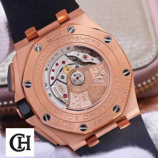 Audemars Piguet offshore Royal Oak Gold Steel Case upside view